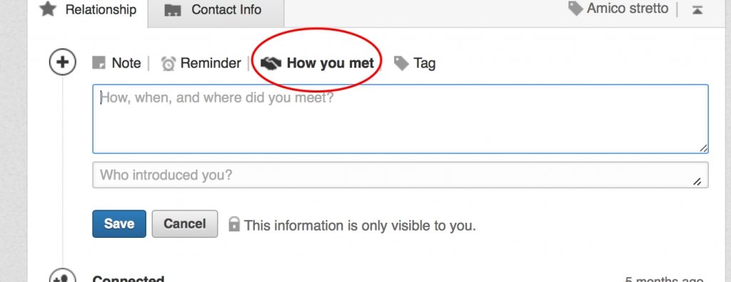 how you met relationship