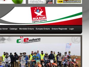 Home page sito web Axiver