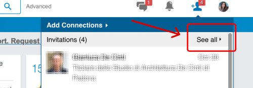 come vedere tutte le richieste di collegamento