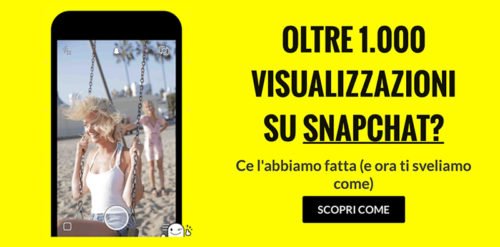 banner per snapchat corso