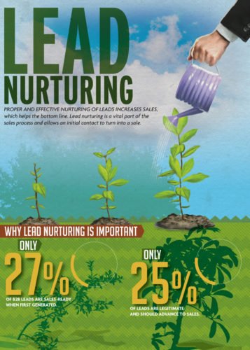 lead nurturing infografica
