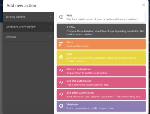 workflow Active Campaign