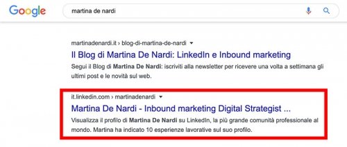 snippet google martina de nardi