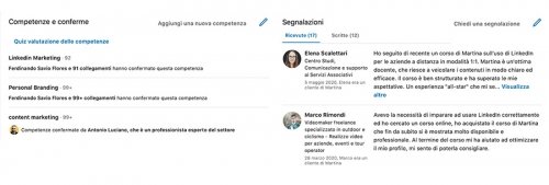 competenze e raccomandazioni