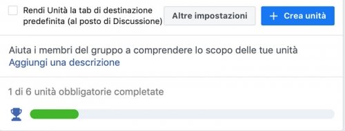unità gruppo facebook