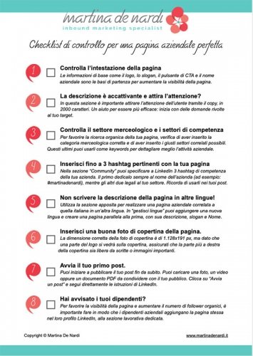 anteprima checklist